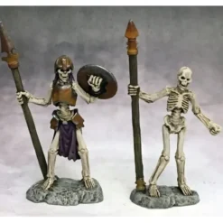 Tabletop Miniatures>Reaper Miniatures Skeleton Spearmen #03757 Dark Heaven Legends Unpainted Figure - Your Source for Gaming Essentials