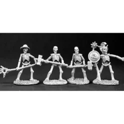 Tabletop Miniatures>Reaper Miniatures Skeleton Engineer Crew 4 Pieces #06061 Dark Heaven Legends - Your Source for Gaming Essentials