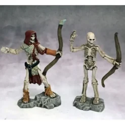 Tabletop Miniatures>Reaper Miniatures Skeleton Archers (2) #03755 Dark Heaven Legends Unpainted Mini - Your Source for Gaming Essentials
