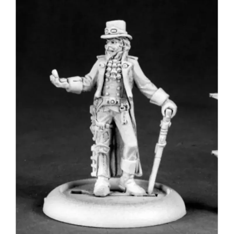Tabletop Miniatures>Reaper Miniatures Smedley Cloverdash, Evil Villain #50187 Chronoscope Figure - Your Source for Gaming Essentials