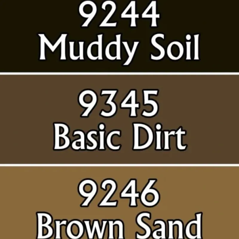 Tabletop Miniatures>Reaper Miniatures Soil Colors #09782 Master Series Triads 3 Pack .5oz Paint - Your Source for Gaming Essentials
