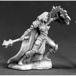 Tabletop Miniatures>Reaper Miniatures Sora Goldflame Female Cleric 03283 Dark Heaven Unpainted Mini - Your Source for Gaming Essentials