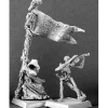 Tabletop Miniatures>Reaper Miniatures Standard & Musician, Necropolis #14291 Necropolis Unpainted - Your Source for Gaming Essentials