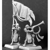 Tabletop Miniatures>Reaper Miniatures Standard & Musician, Crus #14300 Crusaders Unpainted D&D Mini - Your Source for Gaming Essentials