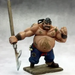 Tabletop Miniatures>Reaper Miniatures Stieg Brinegrog, Pirate #03627 Dark Heaven Unpainted Metal - Your Source for Gaming Essentials