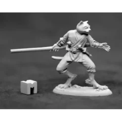 Tabletop Miniatures>Reaper Miniatures Swiftpaw, Catfolk #03923 Dark Heaven Unpainted Metal Figure - Your Source for Gaming Essentials