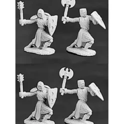 Tabletop Miniatures>Reaper Miniatures Templar Knights 4 Pieces #06036 Dark Heaven Legends Army Packs - Your Source for Gaming Essentials