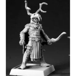 Tabletop Miniatures>Reaper Miniatures The Stag Lord #60073 Pathfinder Miniatures Unpainted D&D Mini - Your Source for Gaming Essentials