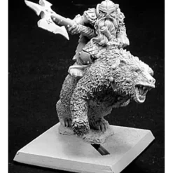 Tabletop Miniatures>Reaper Miniatures Thorvald, Dwarf Bear Rider #14136 Dwarves Unpainted D&D Mini - Your Source for Gaming Essentials