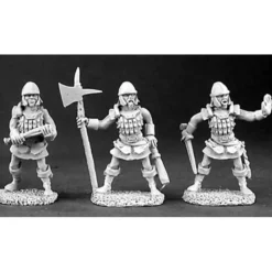 Tabletop Miniatures>Reaper Miniatures Townsfolk IX: Town Guard 3P 03165 Dark Heaven Unpainted Metal - Your Source for Gaming Essentials