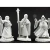 Tabletop Miniatures>Reaper Miniatures Townsfolk VII: Clergy 3 Pcs 02950 Dark Heaven Unpainted Metal - Your Source for Gaming Essentials