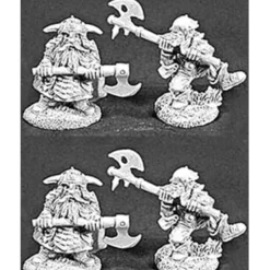 Tabletop Miniatures>Reaper Miniatures Unpainted Dwarves w/ 2H Axes 4P #06043 Dark Heaven Army Pack - Your Source for Gaming Essentials