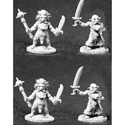 Tabletop Miniatures>Reaper Miniatures Unpainted Dwarven Swordsmen 4P #06024 Dark Heaven Army Pack - Your Source for Gaming Essentials