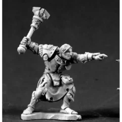 Tabletop Miniatures>Reaper Miniatures Unther Godshand, Heroic Cleric 03349 Unpainted Metal Figure - Your Source for Gaming Essentials