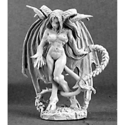 Tabletop Miniatures>Reaper Miniatures Virina, Female Demon #03084 Dark Heaven Unpainted Metal - Your Source for Gaming Essentials