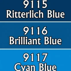 Tabletop Miniatures>Reaper Miniatures Vivid Blues #09739 Master Series Triads 3 Pack .5oz Paint - Your Source for Gaming Essentials