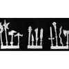 Tabletop Miniatures-Reaper Miniatures Weapon Pack I (12) #14056 Unpainted Metal Conversion Pieces - Your Source for Gaming Essentials