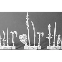 Tabletop Miniatures-Reaper Miniatures Weapons Pack IV #02455 Dark Heaven Legends Unpainted Metal - Your Source for Gaming Essentials