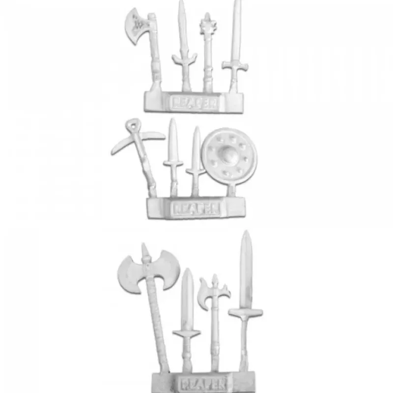 Tabletop Miniatures-Reaper Miniatures Weapons Pack III (12) #02209 Dark Heaven Unpainted Metal - Your Source for Gaming Essentials