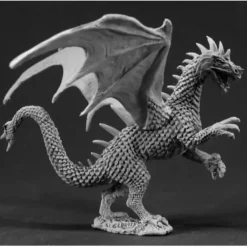 Tabletop Miniatures-Reaper Miniatures Young Forest Dragon 03350 Dark Heaven Legends Unpainted Metal - Your Source for Gaming Essentials