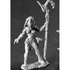 Tabletop Miniatures-Reaper Miniatures Zala Natar, Huntress #03559 Dark Heaven Unpainted Metal - Your Source for Gaming Essentials