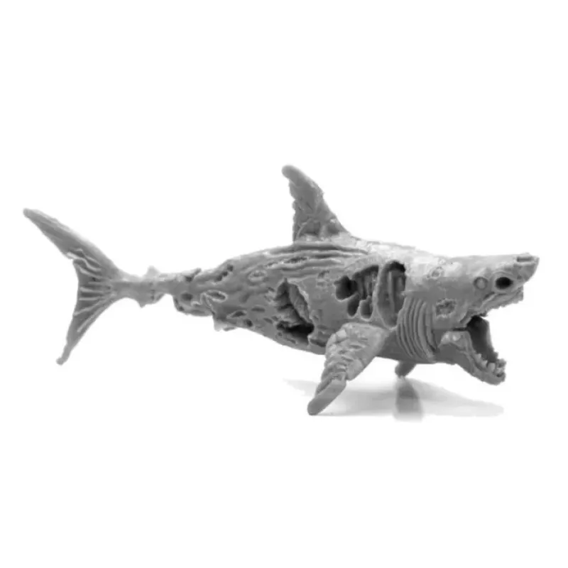 Tabletop Miniatures-Reaper Miniatures Zombie Shark #44112 Unpainted Plastic Mini Figure - Your Source for Gaming Essentials