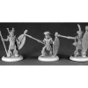 Tabletop Miniatures-Reaper Miniatures Zulu Warriors II (3) #50185 Chronoscope D&D RPG Mini Figure - Your Source for Gaming Essentials