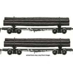 Rivarossi HR6210 HO Georgia Pacific Skeleton Log Car #34, 49 (Set of 2) - Your Source for Gaming Essentials* Hot