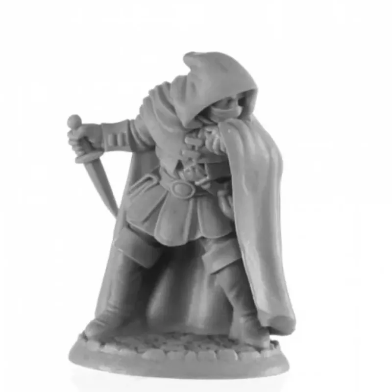 Tabletop Miniatures-Romag Davl, Thief #30004 Reaper Legends: Bones USA Unpainted Plastic Miniature - Your Source for Gaming Essentials