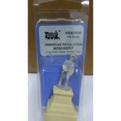 Rustic Rails HSA2500 HO American Revolution Monument Cast Resin Base Pewter Hero - Your Source for Gaming Essentials* Hot