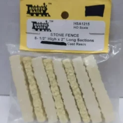 Rustic Rails HSA1215 HO Stone Fence 8-1/2" High x 2" Long Sections Cast Resin - Your Source for Gaming Essentials* Sale