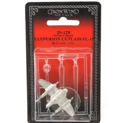 Tabletop Miniatures-Sanderson Fl-12 Cutlass #20-128 Crimson Skies RPG Metal Ral Partha Figure - Your Source for Gaming Essentials