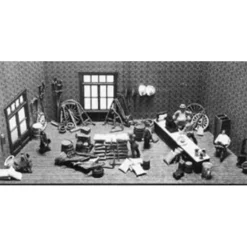 Scale Structures 7203 HO General Store Interior & Exterior Master Touch Interior - Your Source for Gaming Essentials* Clearance