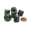 Dice>Scarab 16mm Tens D10 (00-90) Chessex Dice, 6 Pieces - Jade with Gold Numbers - Your Source for Gaming Essentials