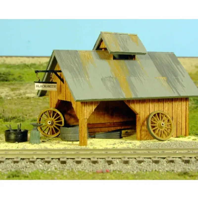 Sequoia Scale Models 4010 HO Blacksmith Shop Kit - Your Source for Gaming Essentials* Outlet