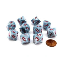 Dice>Set of 10 Chessex D10 Dice - Speckled Air - Your Source for Gaming Essentials