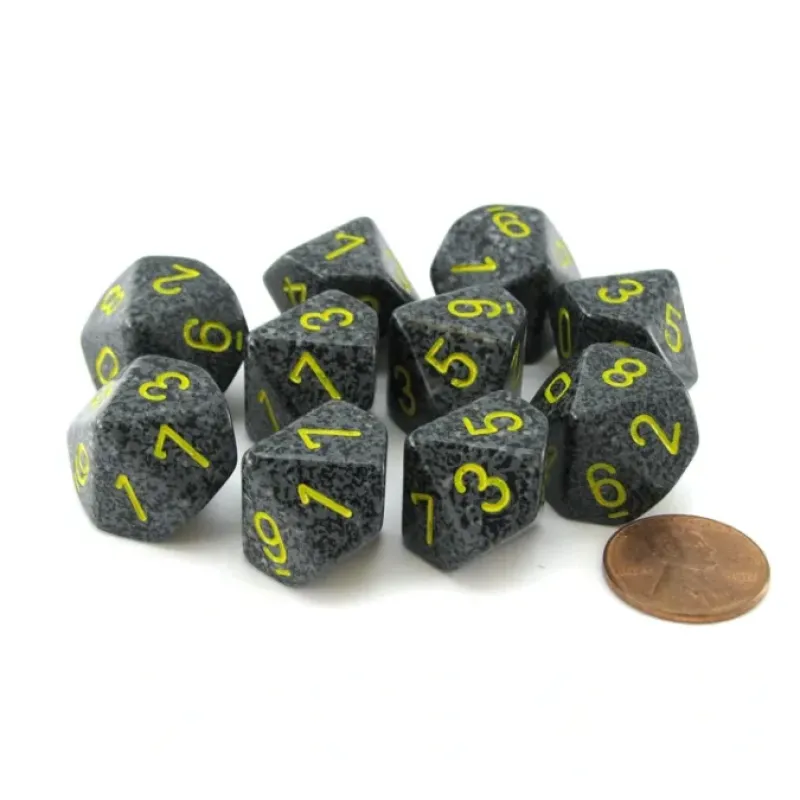 Dice>Set of 10 Chessex D10 Dice - Speckled Urban Camo - Your Source for Gaming Essentials