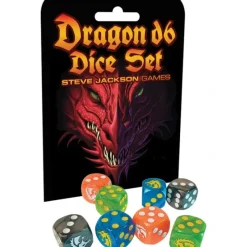 Dice>Set of 8 D6 Dragon Dice Set - Your Source for Gaming Essentials