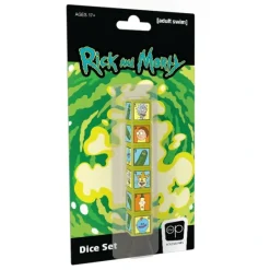 Dice>Set of 6 D6 Pop Culture Dice - Rick and Morty - Your Source for Gaming Essentials