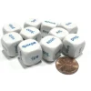 Dice>Set of 10 D6 Six-Sided Parts of Speech Educational English Classroom 16mm Dice - Your Source for Gaming Essentials