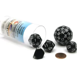 Dice>Set of 5 Polyhedral The Dice Lab Dice: D4 D8 D12 D24 D60 - Choose Your Color - Your Source for Gaming Essentials