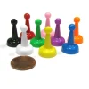 Board Games>Set of 9 Standard Pawns 25mm Peg Pieces for Board Game Play - Assorted Colors - Your Source for Gaming Essentials