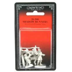 Tabletop Miniatures-Shadow Runners (4) #20-500 Shadowrun RPG Metal Ral Partha Figure - Your Source for Gaming Essentials