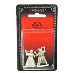 Tabletop Miniatures-Shaman Male and Female #20-574 Shadowrun RPG Metal Ral Partha Figure - Your Source for Gaming Essentials