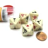 Dice-8-Sided Poker Dice Game with 5 Dice Travel Tube and Gaming Instructions - Your Source for Gaming Essentials