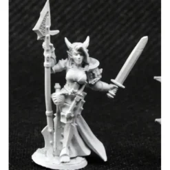 Tabletop Miniatures-S'Kara, Female Skoli Warrior #03811 Dark Heaven Unpainted Metal - Your Source for Gaming Essentials