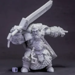 Tabletop Miniatures-Skorg Ironskull, Fire Giant King (Huge) #77614 Bones Unpainted Plastic - Your Source for Gaming Essentials