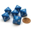 Dice>Speckled 15mm 8 Sided D8 Chessex Dice, 6 Pieces - Water - Your Source for Gaming Essentials
