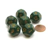 Dice>Speckled 18mm 12 Sided D12 Chessex Dice, 6 Pieces - Golden Recon - Your Source for Gaming Essentials