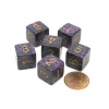 Dice>Speckled 15mm 6 Sided D6 Polyhedral Chessex Dice, 6 Pieces - Hurricane - Your Source for Gaming Essentials